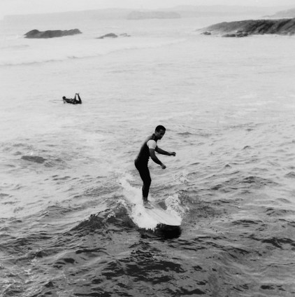 Maruri en el Sardinero, aprox otoño de 1965. Foto: Archivo Mecolay.