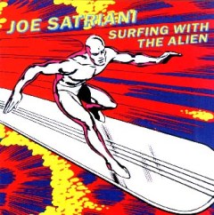 Portada del disco, Surfing with the Alien.